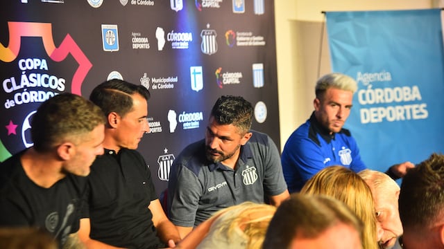 Guillermo Farré y Javier Gandolfi, con los saldos del Belgrano-Talleres (La Voz).