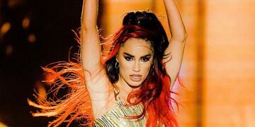 Lali Espósito en Disciplina Tour.