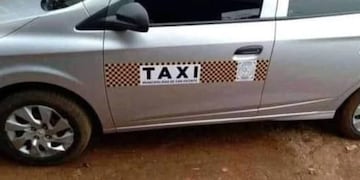 Feroz atraco en San Vicente: maniataron y golpearon a una taxista.