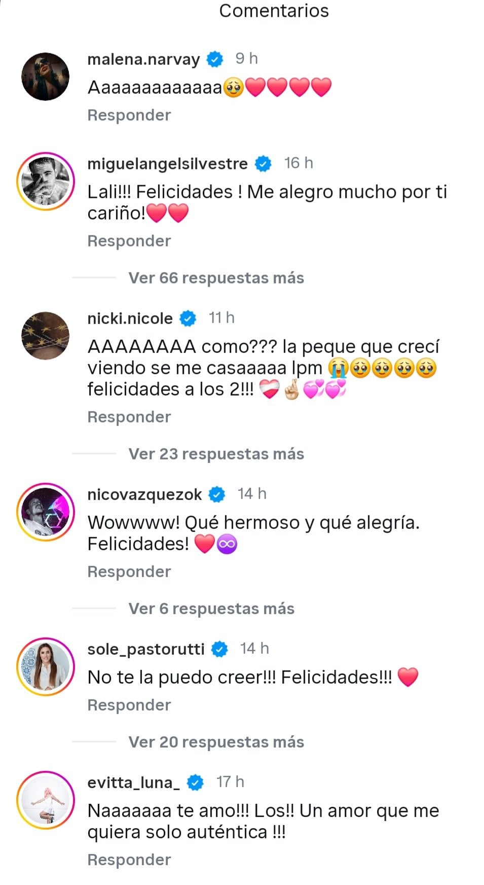 “¡Qué fiestón se viene!”: La reacción en cadena de los famosos