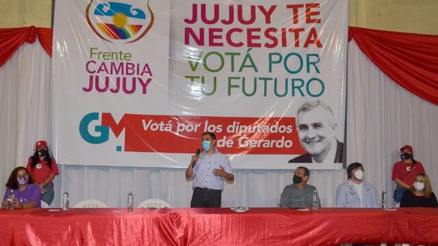 Presentación de candidatos del Frente Cambia Jujuy en Libertador General San Martín.