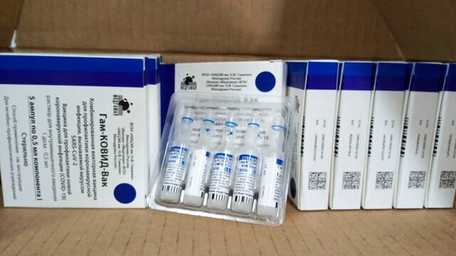 El viernes llegaron 2.400 dosis de la Sputnik (APN)