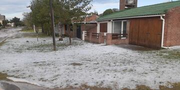 granizo en Claromecó