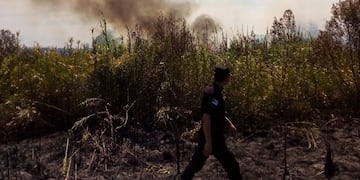 Incendio en cercanías al INTA llama a concientizar sobre la peligrosidad del fuego en la provincia.