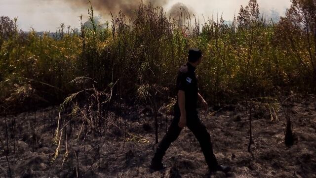 Incendio en cercanías al INTA llama a concientizar sobre la peligrosidad del fuego en la provincia.
