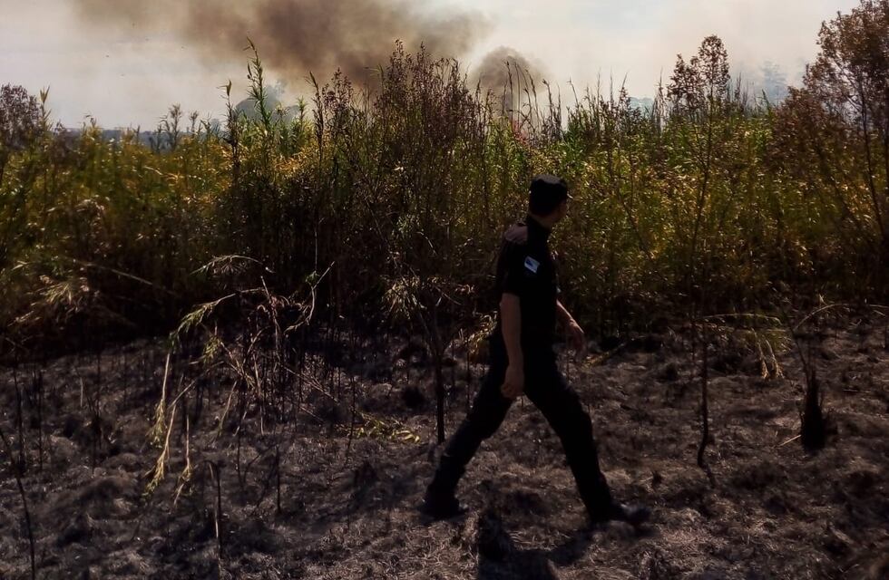 Incendio en cercanías al INTA llama a concientizar sobre la peligrosidad del fuego en la provincia