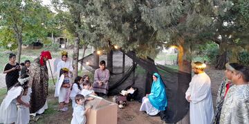 Punta Alta: Pesebre Viviente en el barrio Nueva Bahía