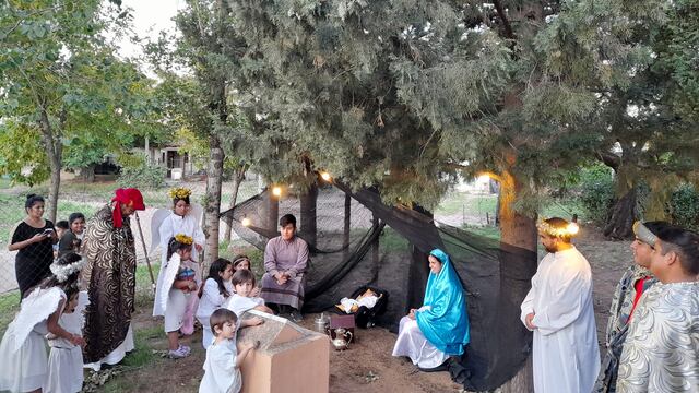 Punta Alta: Pesebre Viviente en el barrio Nueva Bahía