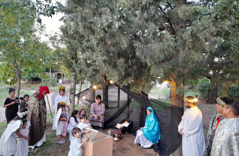 Punta Alta: Pesebre Viviente en el barrio Nueva Bahía