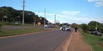 Siniestro fatal: falleció un peatón en Posadas. Policía de Misiones