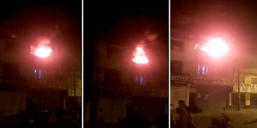 Un matrimonio y su hijo murieron en el voraz incendio de una gomería en La Tablada, provincia de Buenos Aires.
