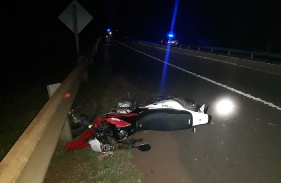 Accidente en Cerro Azul le costó la vida a un motociclista