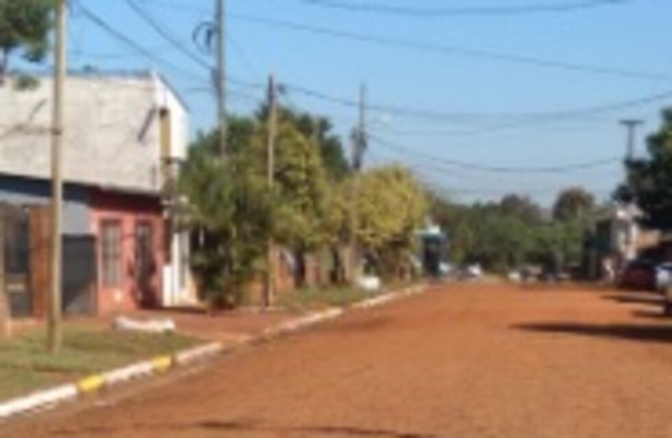 Puerto Iguazú: finalizan trabajos de empedrado en calle Eduardo Reynoso