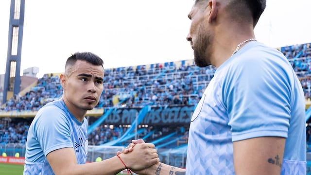 El "Chino" Zelarayán estaría ante Boca, pero Franco Jara no viajó con el plantel de Belgrano (Prensa Belgrano).
