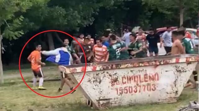 Brutal golpiza en un torneo de fútbol neuquino (LMCipolletti)