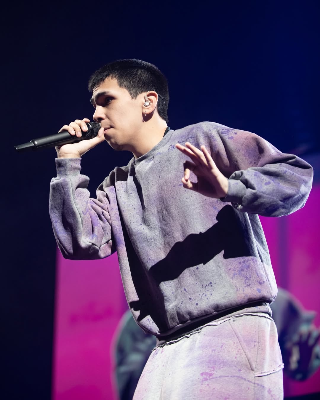 Milo J impresionó en su show en Vélez.