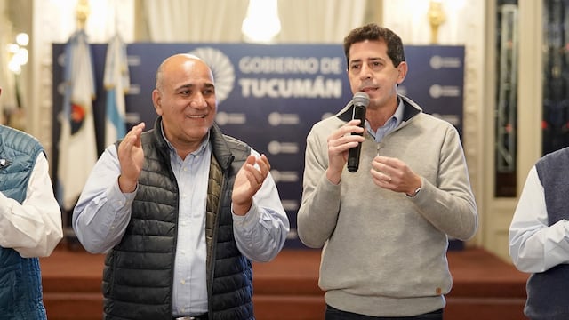 Eduardo "Wado" de Pedro y Juan Manzur, la lista que eligió el kirchnerismo. Foto: Clarín.