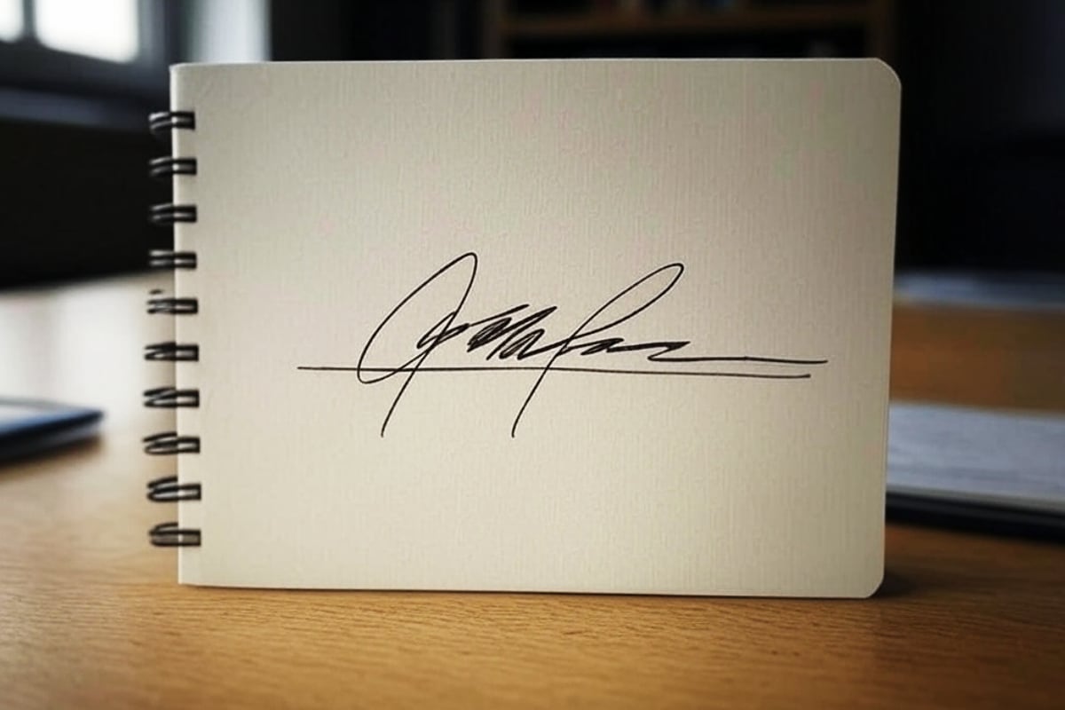 Qué significa si una persona subraya su nombre en la firma. Grafología (Grok)