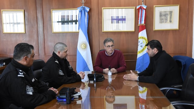 El Intendente se reunió con el nuevo Jefe de Policía de la URV