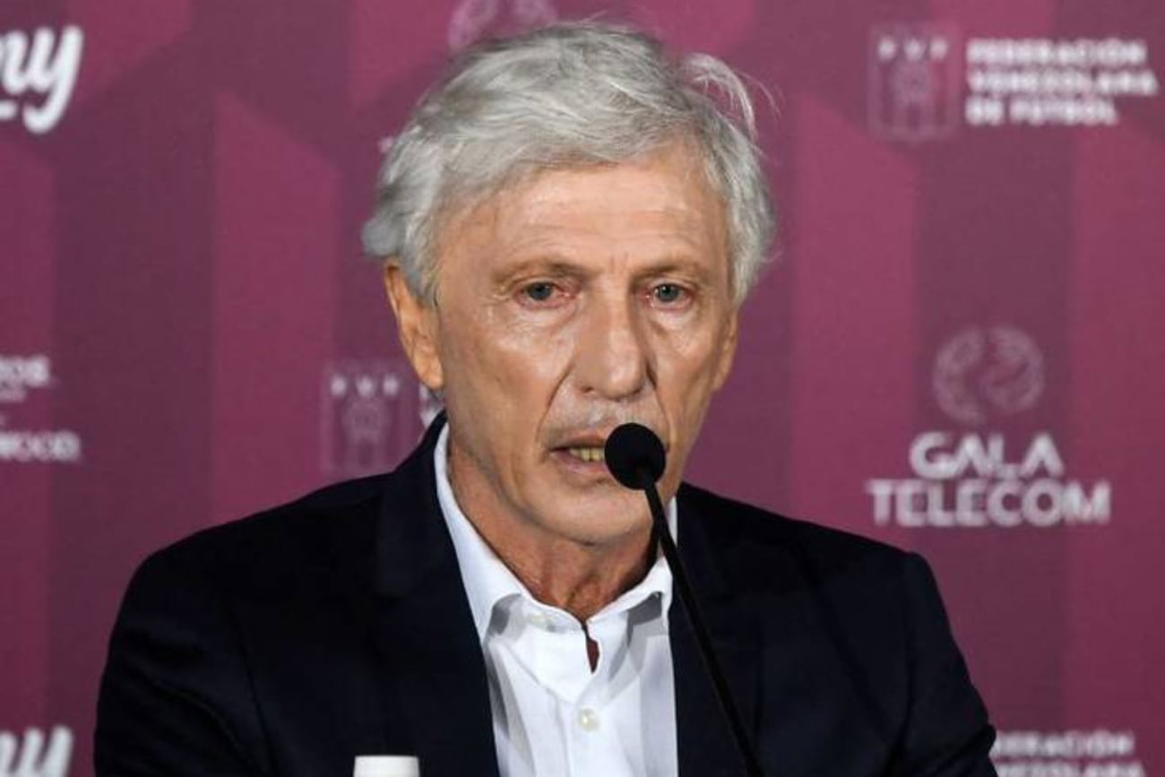 Pékerman cerró su corto ciclo en la selección de Venezuela (FVF)