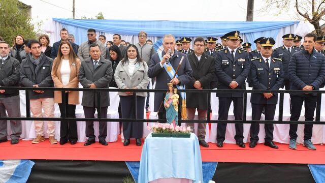 Además realizó inauguraciones en el lugar