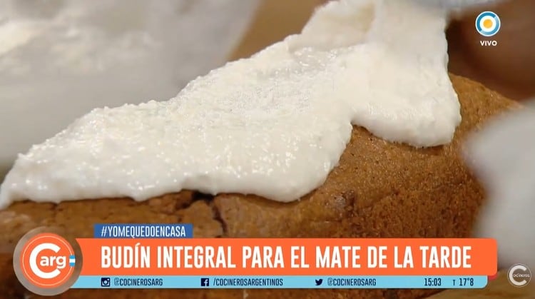 Cómo hacer budín con harina integral y que no se desarme: la receta perfecta de Luciano García, de Cocineros Argentinos