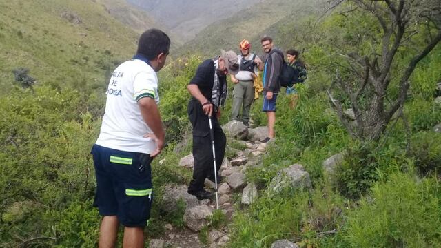 Encontraron al turista perdido en el Champaquí (Ministerio de Seguridad)