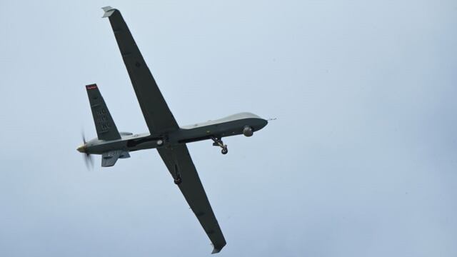Un drone estadounidense fue derribado por Rusia en el Mar Negro.