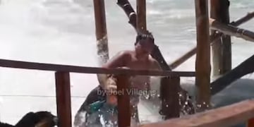 Un guardavidas de la Tercera Bajada logró salvarlo