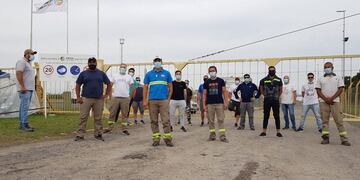 La planta de Cofco en Timbúes es una de las terminales afectadas por la medida de fuerza. (Soea San Lorenzo)