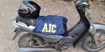 Moto recuperada que había sido robada en la Terminal