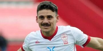 Matías Cóccaro, goleador de Huracán