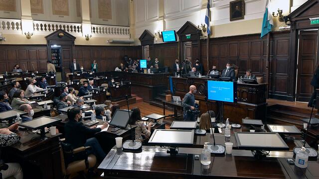 El Senado dio sanción definitiva a las tres leyes económicas para 2022, el Presupuesto, Avalúo e Impositiva. Orlando Pelichotti/Los Andes