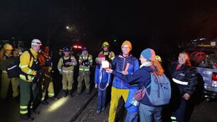 Rescate de una familia alemana en Casa Bamba.