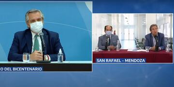 Presentación de la obra del Centro Modular Sanitario en San Rafael por video conferencia.