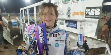 Magdalena Bouscayrol obtuvo su primera final en 50cc Menores.