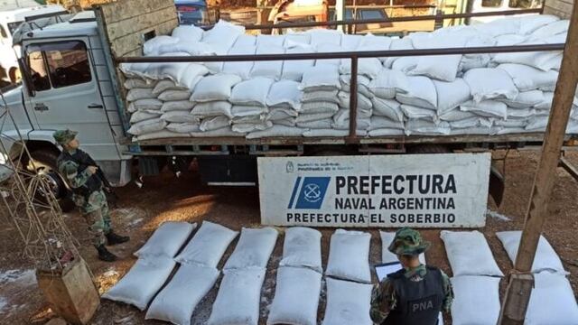 Contrabando de soja en El Soberbio: otras 10 toneladas fueron incautadas.