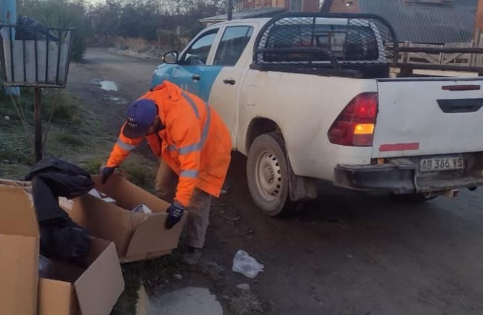 Ushuaia: Se realizó la recolección de residuos voluminosos