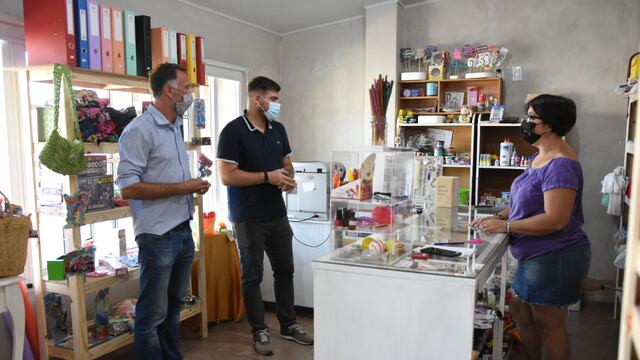 Recorrida para fomentar “Rafaela Emprende”