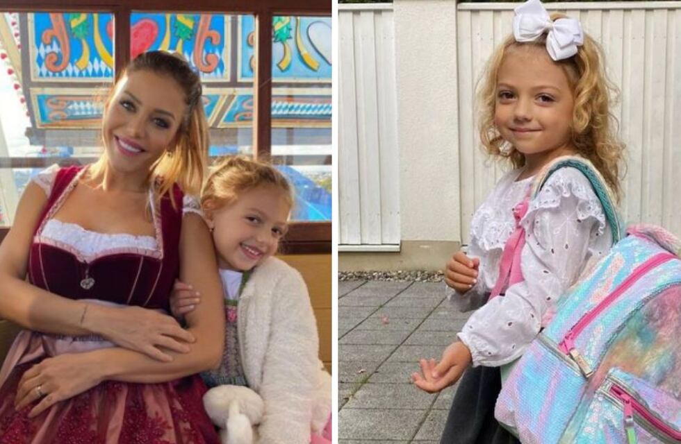 Entre unicornios: así fue el cumpleaños de Emma, la hija de Evangelina Anderson y Martín Demichelis