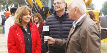 Silvina Frana, estuvo presente en Villa Minetti