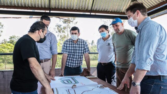 Vialidad Provincial realiza importantes trabajos en el Autódromo de la ciudad de Eldorado.