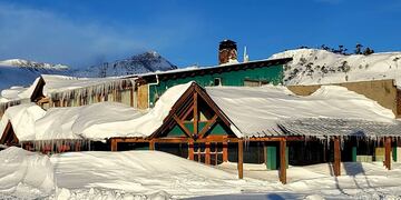 Impresionante nevada en Caviahue, Neuquén.