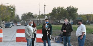 Recorrida por la obra de 130 cuadras de pavimento en el Independencia