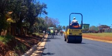 San Vicente: finalizan ejecución de obras viales.