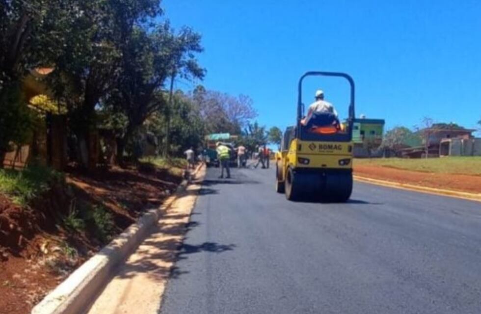San Vicente: finalizan ejecución de obras viales