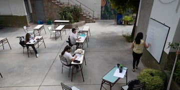 Escuela 4-148 Manuel Belgrano. Foto: Ignacio Blanco / Los Andes