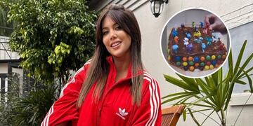 La chocotorta de Wanda Nara para el cumple de su hijo