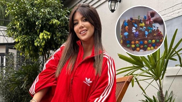 La chocotorta de Wanda Nara para el cumple de su hijo