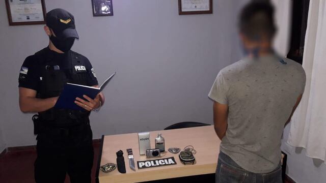 San Vicente: terminó detenido luego de robarle varios objetos a su vecino